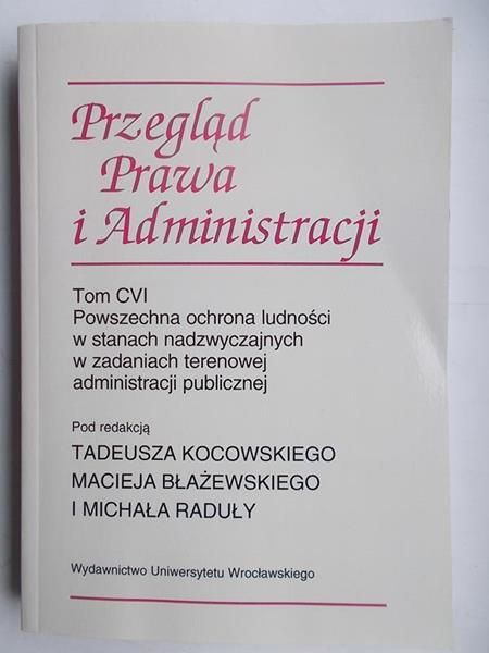 Przegląd prawa i administracji