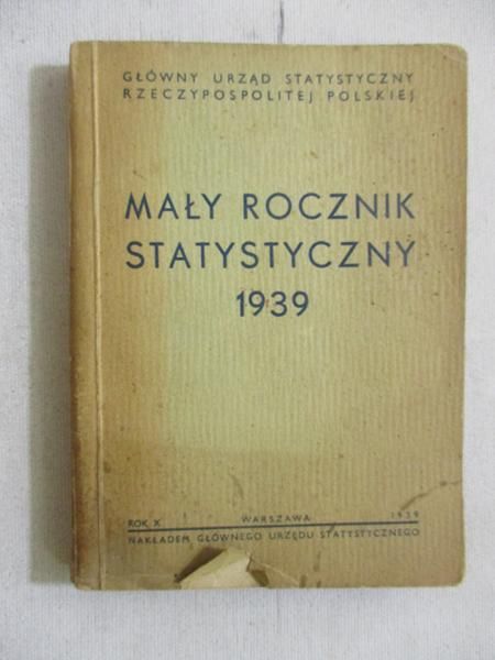 Mały rocznik statystyczny 1939, wyd. 1939 r.