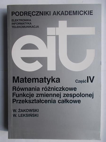 Matematyka. Analiza matematyczna