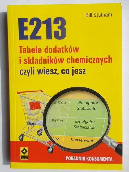 E213. Tabele dodatków i składników chemicznych czyli wiesz co jesz