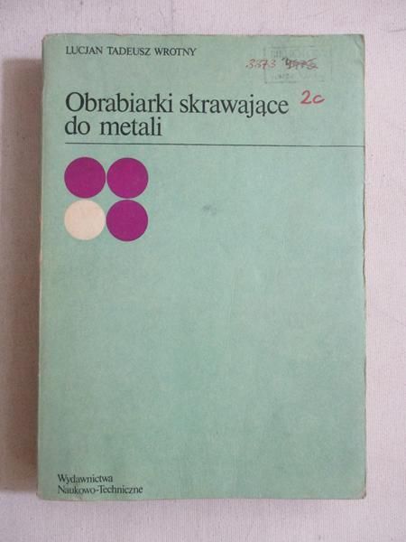 Obrabiarki skrawające do metali