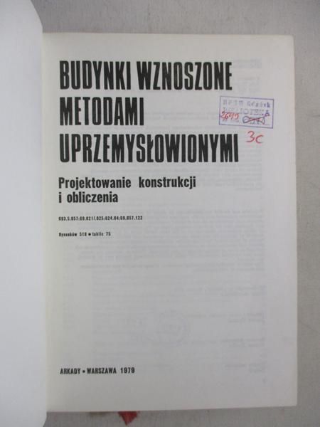 Lewicki Bohdan (opr.) - Budynki wznoszone metodami uprzemysłowymi