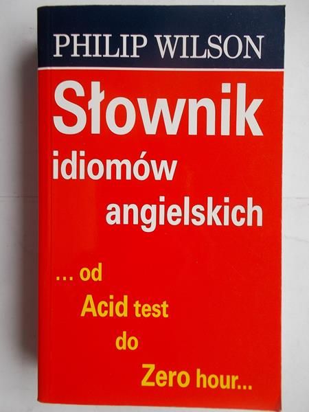 Słownik idiomów angielskich