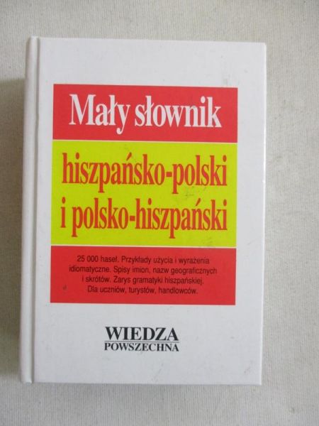 Marca Marti Antonio - Mały słownik hiszpańsko-polski i polsko-hiszpański