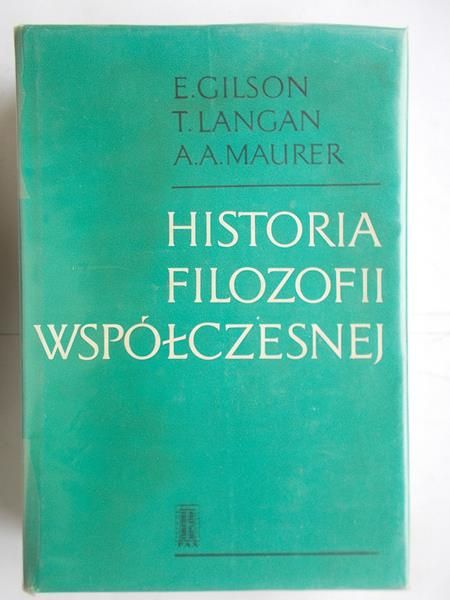 Historia filozofii współczesnej