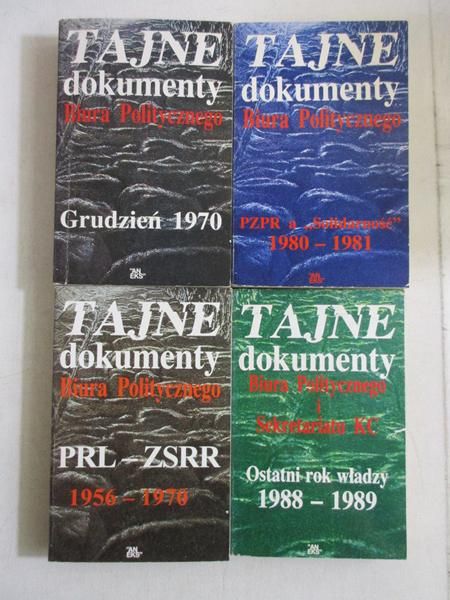 Tajne dokumenty Biura Politycznego, 4 książki