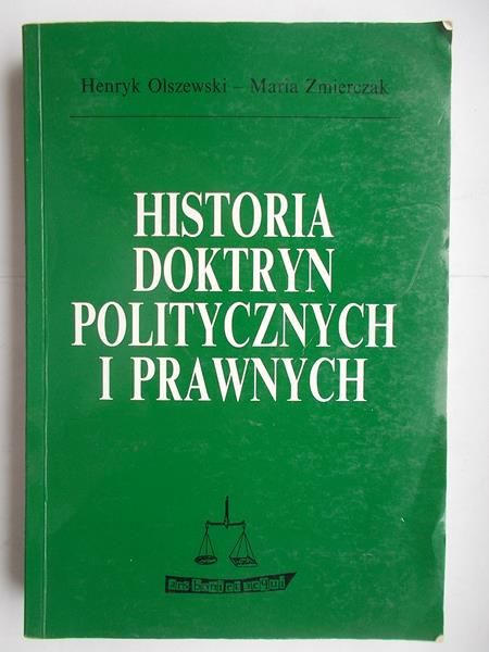 Historia doktryn politycznych i prawnych