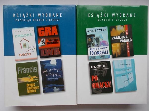 Kiedy byliśmy dorośli  Zabójcza pamięć  Po omacku  Promień świata  Remont Serc  Gra Lwa  Drugie uderzenie wiatru  Pod upiornym księżycem