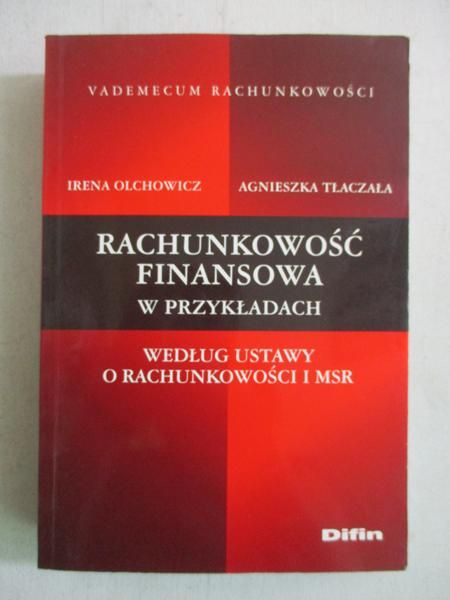 Rachunkowość finansowa w przykładach
