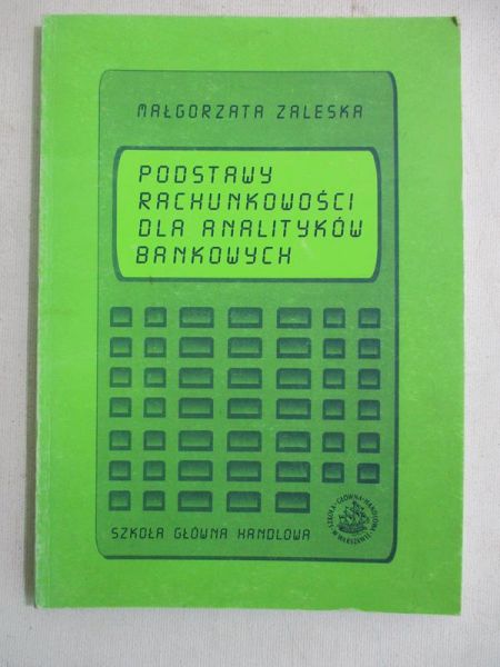 Podstawy rachunkowości dla analityków bankowych