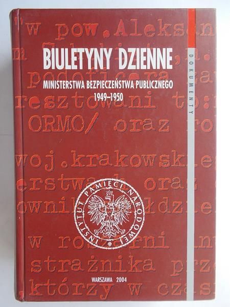 Biuletyny Dzienne Ministerstwa bezpieczeństwa publicznego 1949-1950 + CD