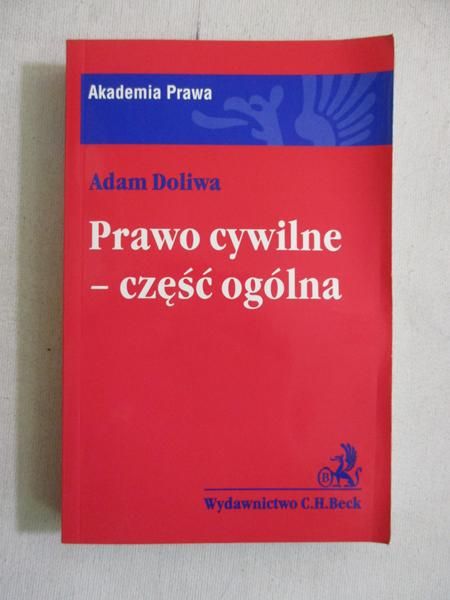 Doliwa Adam - Prawo cywilne - część ogólna