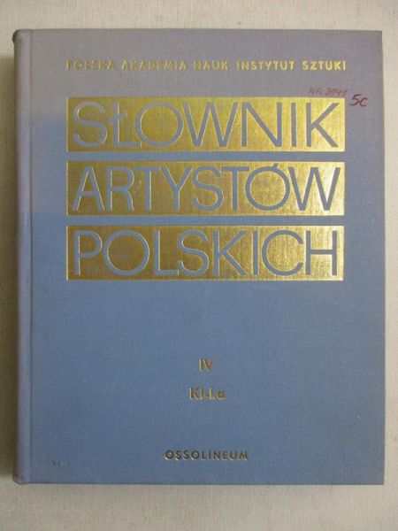 Słownik Artystów Polskich, Tom IV. Kl-La