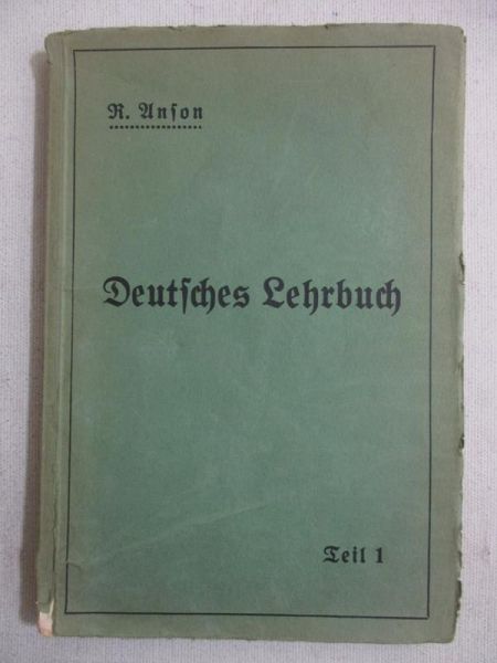 Unfon R.-  Deutsches Lehrbuch. 1929 r.