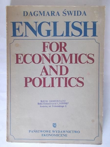 English for Economics and Politics