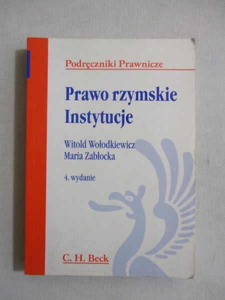 Prawo rzymskie. Instytucje