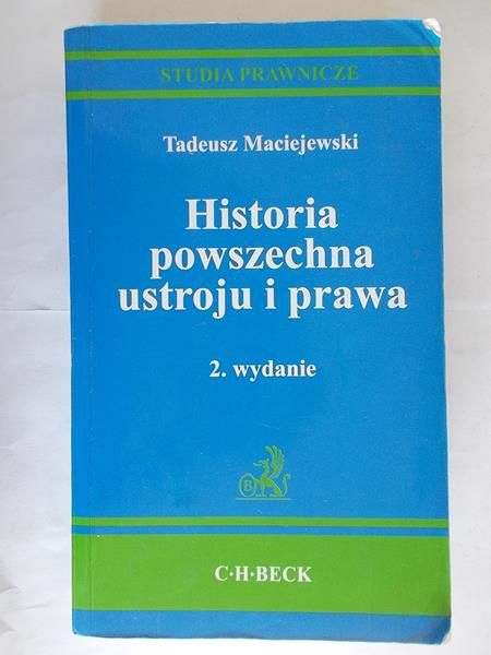 Historia powszechna ustroju i prawa