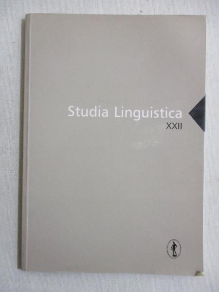 Studia linguistica XXII