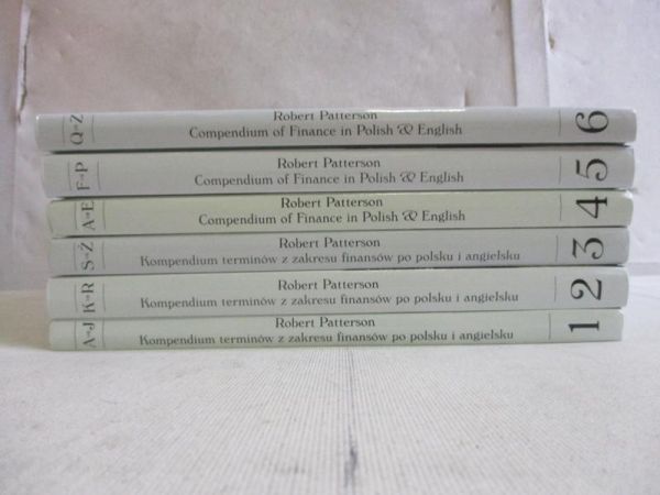 Kompendium terminów z zakresu rachunkowości, T. I-VI