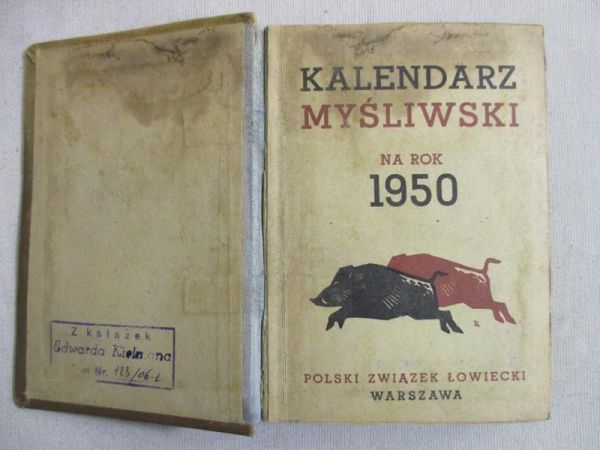 Kalendarz myśliwski na rok 1950