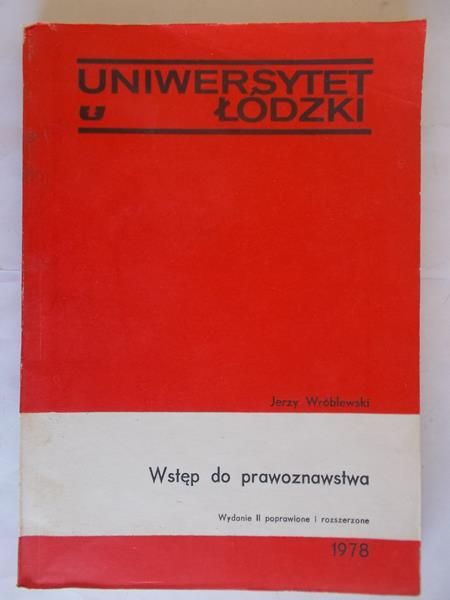 Wstęp do prawoznawstwa