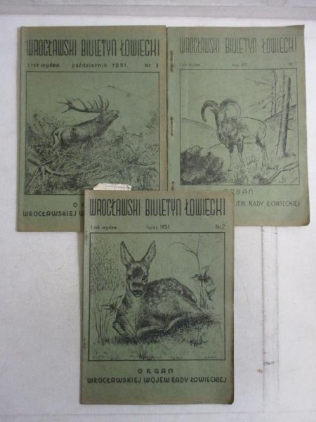 Wrocławski Biuletyn Łowiecki 1951, nr 1-3
