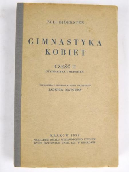 Bjorksten Elli - Gimnastyka kobiet, 1934 r.