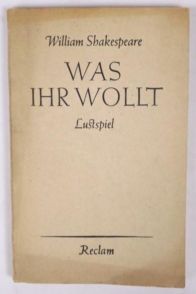 Shakespeare William - Was Ihr Wollt, 1945 r.