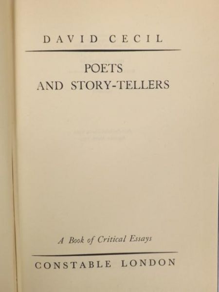 Poets and Story-Tellers, 1949 r.