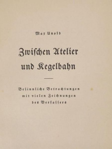 Zwischen Utelier und Regelbahn, 1939 r.