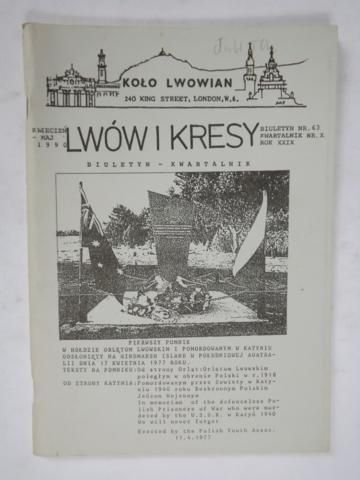 Lwów i kresy, kwartalnik, nr X 1990