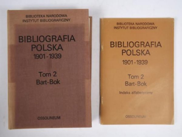 Bibliografia polska 1901-1939, t. II