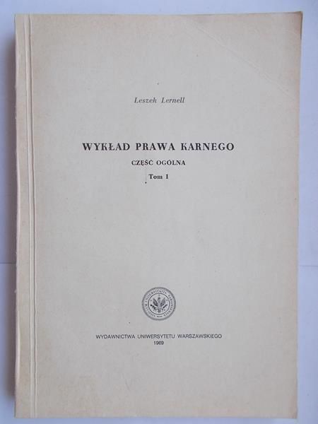 Wykład prawa karnego