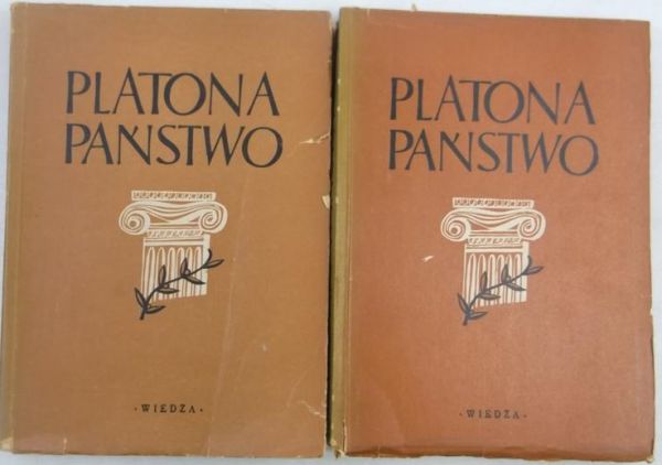 Platona Państwo, tom I - II, 1948 r.