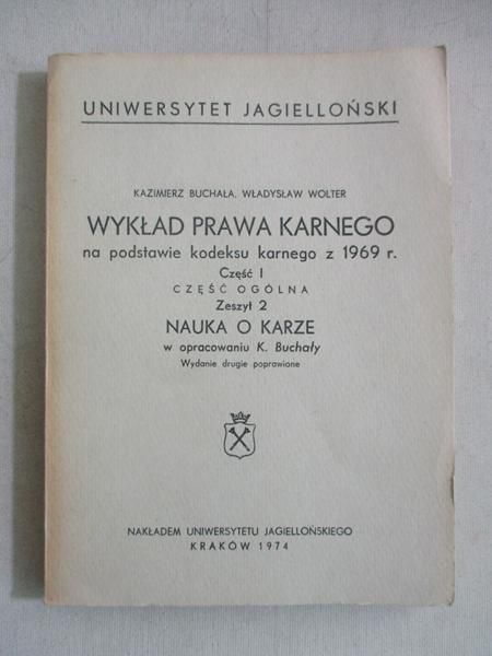 Wykład prawa karnego, cz. 1, z. 2