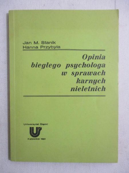 Opinia biegłego psychologa w sprawach karnych nieletnich