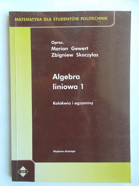 Algebra liniowa 1