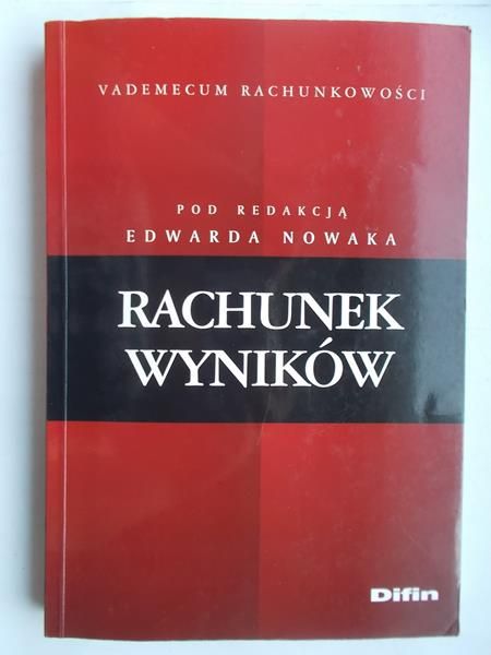 Nowak Edward (red.) - Rachunek wyników