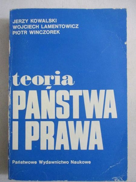 Teoria państwa prawa