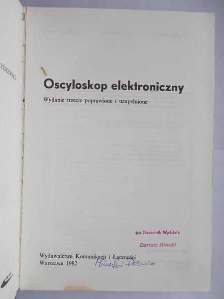 Oscyloskop Elektroniczny