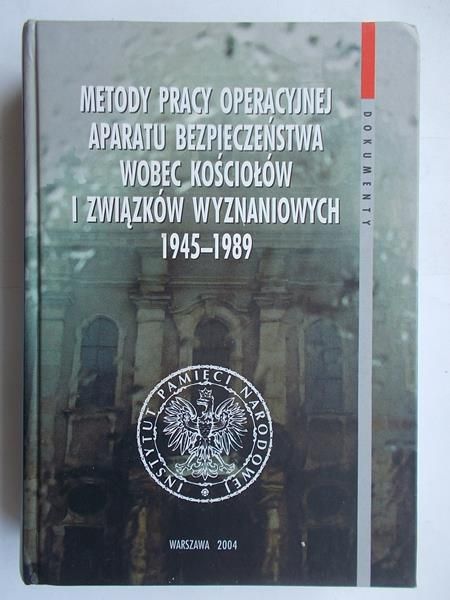 Metody pracy operacyjnej aparatu bezpieczeństwa wobec kościołów i związków wyznaniowych 1945-1989