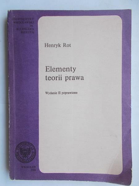 Elementy teorii prawa