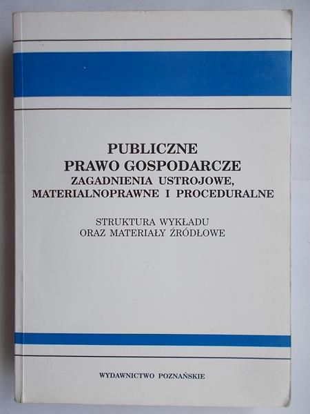Publiczne prawo gospodarcze