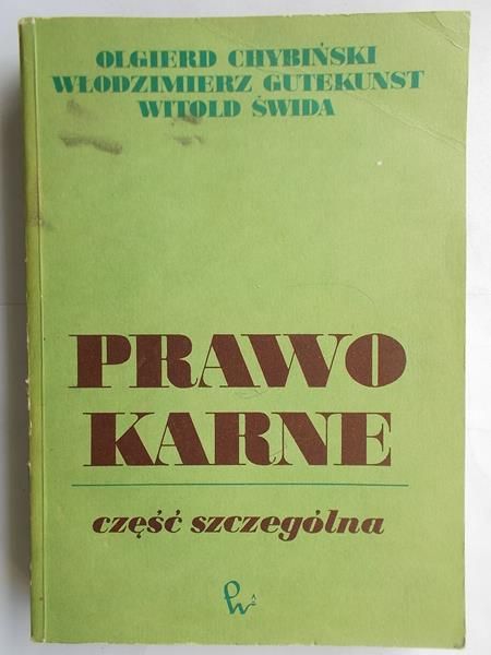 Chybiński Olgierd - Prawo karne
