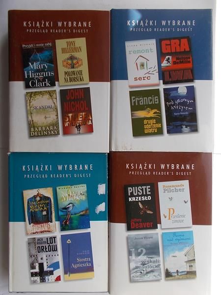 Książki wybrane: Reader's Digest, 4 książki
