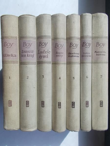 Boy-Żeleński Tadeusz - Pisma, 7 tomów