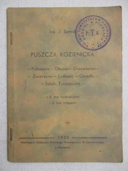 Puszcza Kozienicka, 1933 r.,