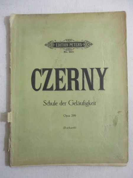 Der Schule der Gelaufigkeit. Opus 299, 1922 r.