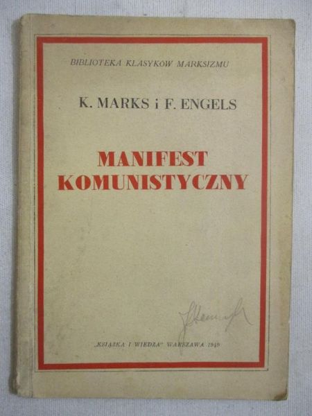 Manifest komunistyczny, 1949 r.
