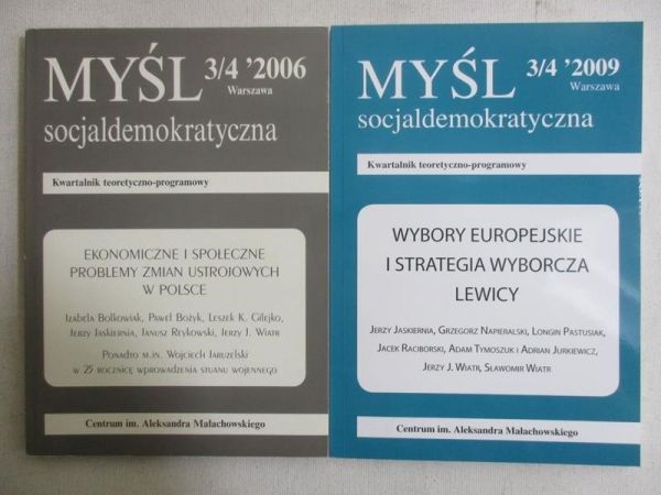 Myśl socjaldemokratyczna 3/4'2009, 3/4'2006